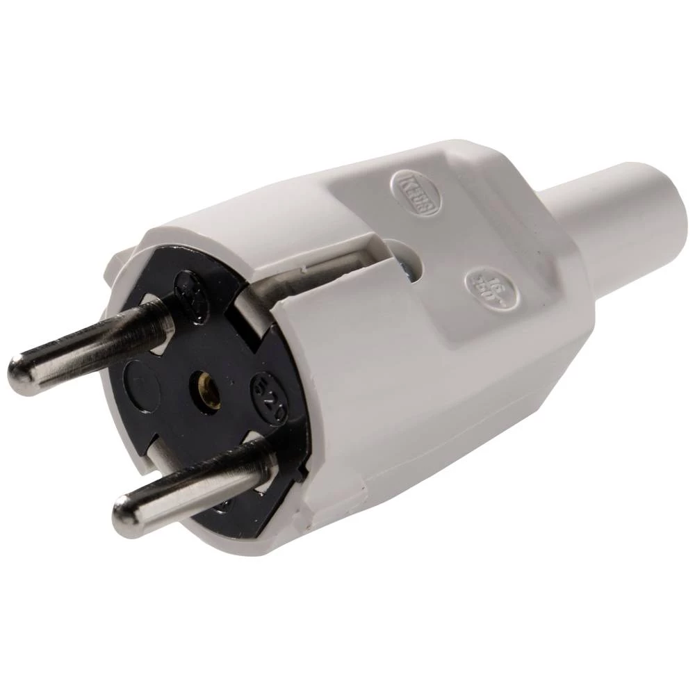 Martin Kaiser 520/gr utikač sa zaštitnim kontaktom PVC  250 V siva IP20 slika