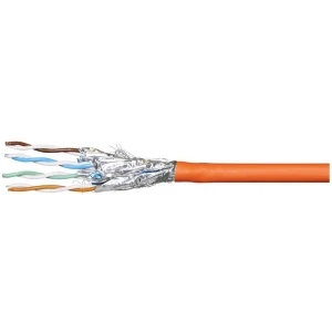 Kathrein 215500003 mrežni kabel cat 7a S/FTP 4 x 2 x 0.58 mm² narančasta 500 m slika