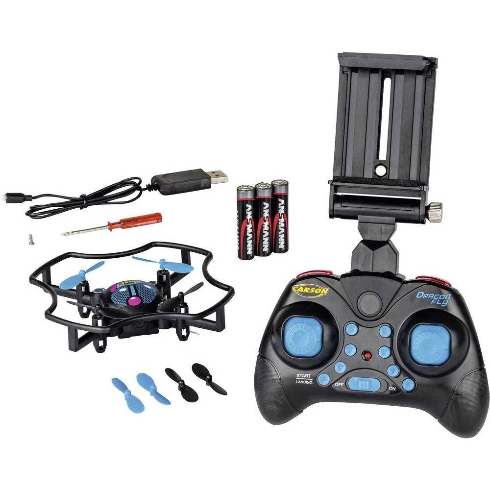 Carson Modellsport Dragonfly FPV Kvadrokopter RtF Za početnike, Zrakoplovna kamera slika