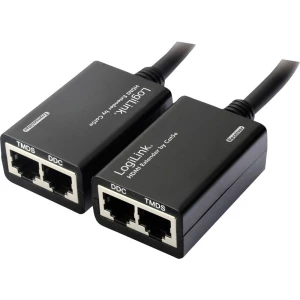 HDMI™ Proširenje (produžetak) Putem mrežnog kabela RJ45 LogiLink HD0005 30 m slika