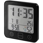 Bad und Küchenuhr mit Timer, Thermo-Hygrometer mjerač vremena crna digitalni