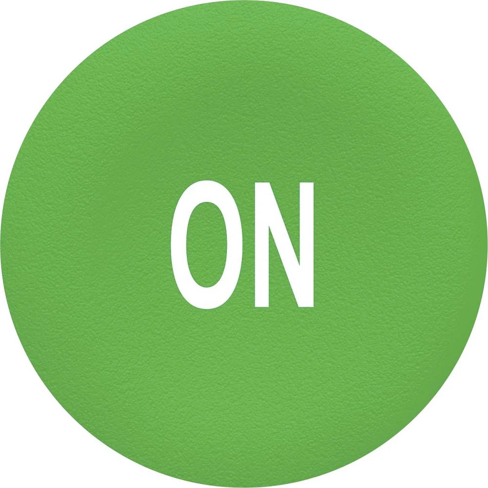 Schneider Electric ZBAF341 poklopac tipke   on zelena 10 St. slika