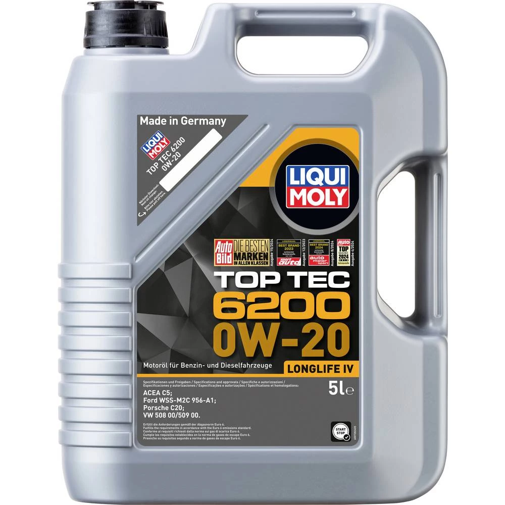 Liqui Moly Top Tec 6200 0W-20 20781 motorno ulje 5 l slika