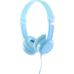 onanoff    Travel        za djecu    on ear stereo-headset    na ušima    sklopive, slušalice s mikrofonom, ograničenje glasnoće    plava boja