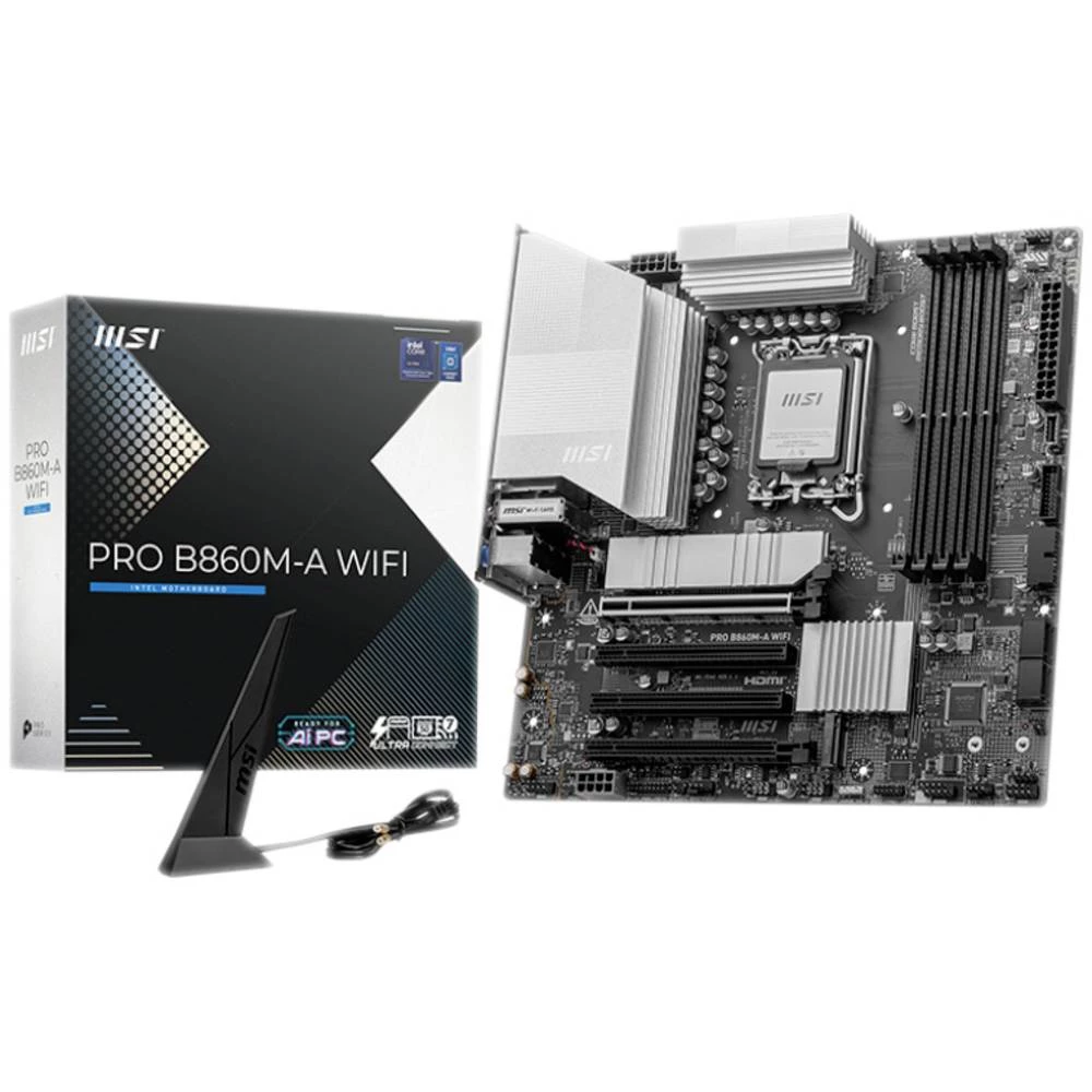 MSI B860M-A matična ploča Faktor oblika (detalji) Micro-ATX Set čipova matične ploče Intel® B860 slika