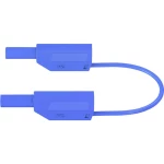 Sigurnosni mjerni vod [Lamelni muški konektor 4 mm - Lamelni muški konektor 4 mm] 2.0 m Plava boja Stäubli SLK410-E/N
