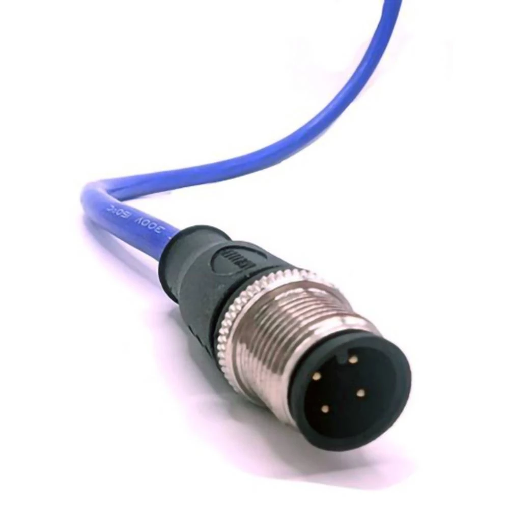 Mueller Electric C4A81M005 utični konektor za senzor/aktivator M12 ravni muški konektor 5 m Broj polova: 4 1 kom. slika