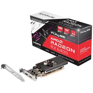 Sapphire grafička kartica AMD Radeon RX 6400 Gaming Pulse 4 GB GDDR6-SDRAM PCIe  HDMI™, DisplayPort nisko profilna, AMD FreeSync slika