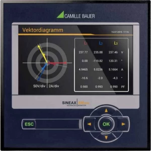 Camille Bauer Višenamjenski indikator za velike vrijednosti struje, tip SINEAX A2000 s TFT zaslonom osjetljivim na dodir, mrežno slika