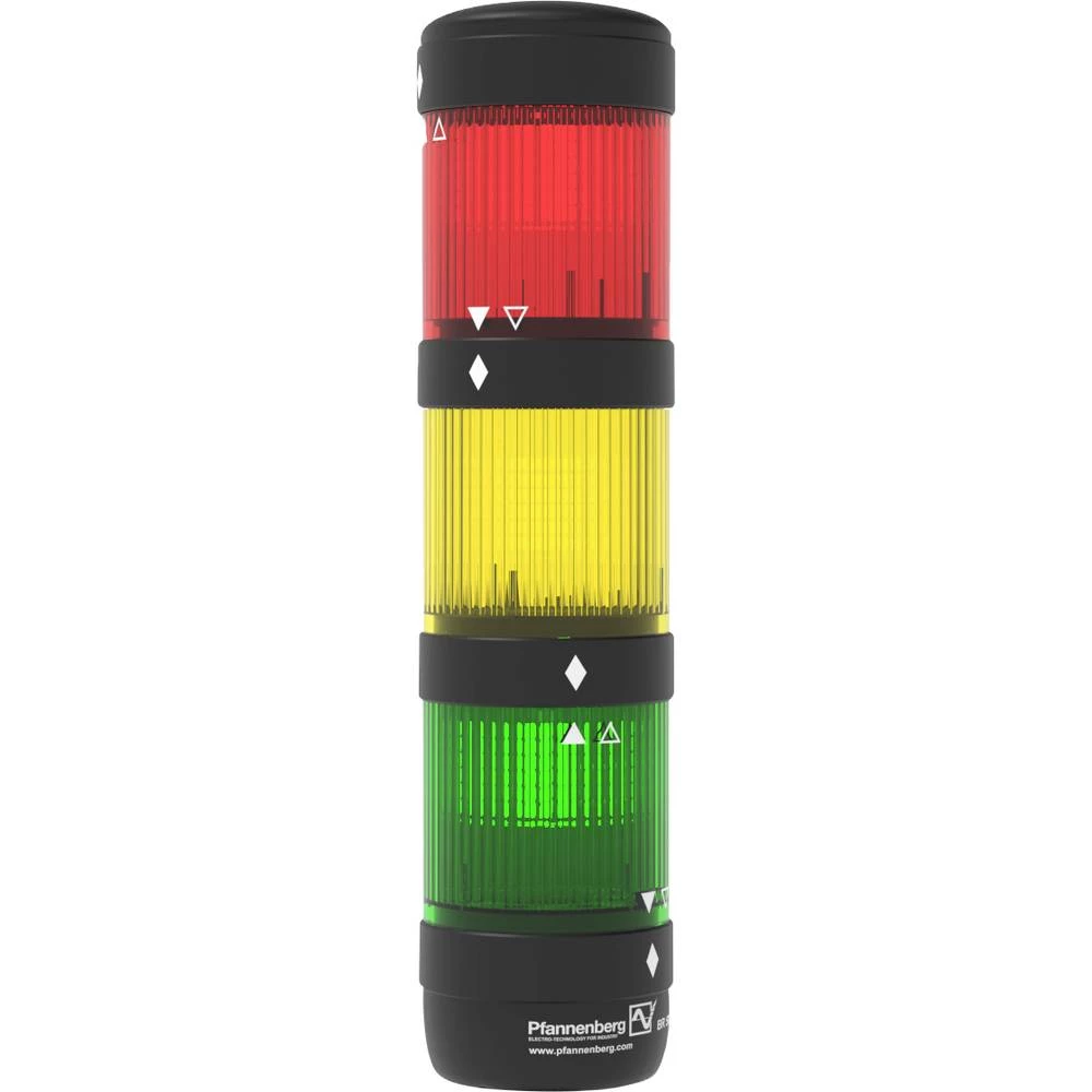 Pfannenberg signalni toranj 22138300002 BR50-3 024D D000 20 L6L3L5 crvena, žuta, zelena 1 St. slika