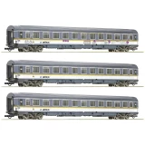Roco 74018 H0 set od 3 Eurofima vagona alex državnih željeznica