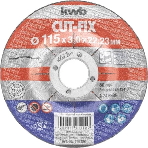CUT-FIX® rezne ploče, obrada metala, ø 115 mm kwb 791150 rezna ploča ravna 1 St. metal slika