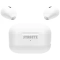 STREETZ TWS-114  In Ear Headset Bluetooth® stereo bijela  indikator napunjenosti baterije, slušalice s mikrofonom, kutija za punjenje, kontrola glasnoće, kontrola na dodir slika