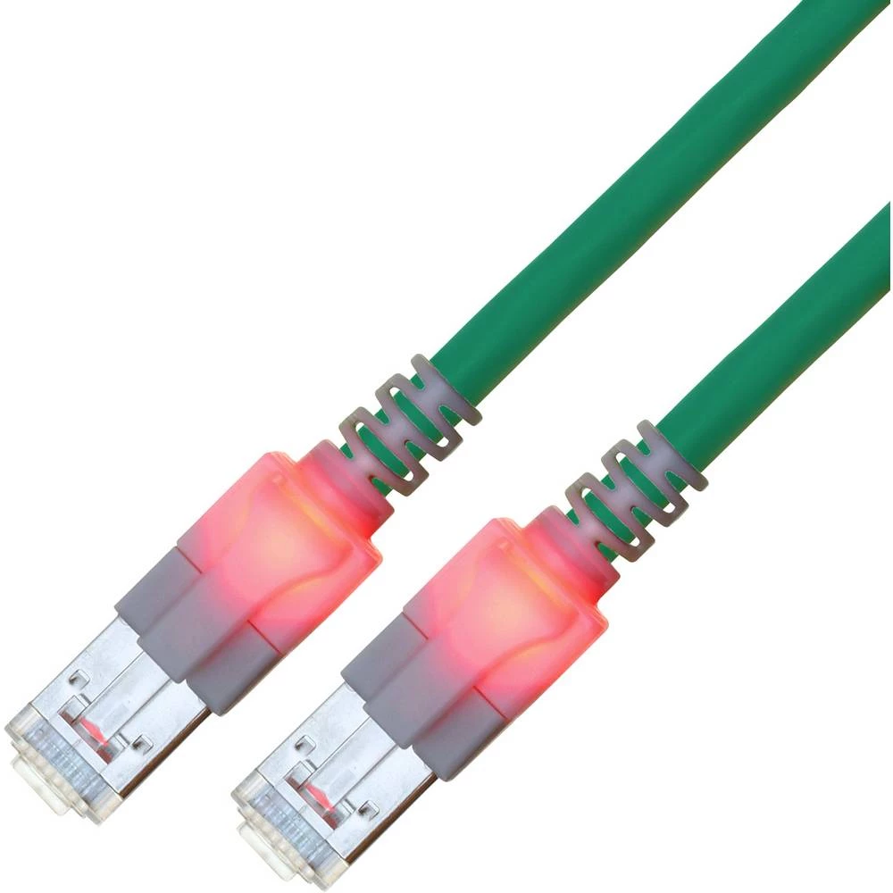 Easylan CS1OTCDCD0070 RJ45 mrežni kabel, Patch kabel CAT 6 S/FTP 7.00 m tirkizna dvostruko zaštićen, bez halogena, vatro slika