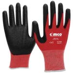Cimco Grip Flex schwarz/rot 141229 pletena tkanina rukavice za rad Veličina (Rukavice): 8, m EN 388  1 Par