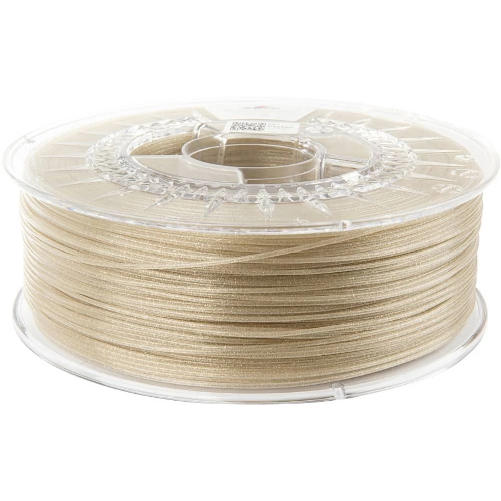 Spectrum Filaments 80273 PLA Glitter 3D pisač filament PLA svjetlucavi bez iskrivljenja 1.75 mm 1000 g Clear Gold, zlatn slika