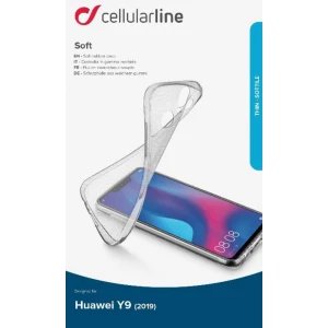 Cellularline SOFTY919T Stražnji poklopac za mobilni telefon Pogodno za: Huawei Y9 (2019) Prozirna slika