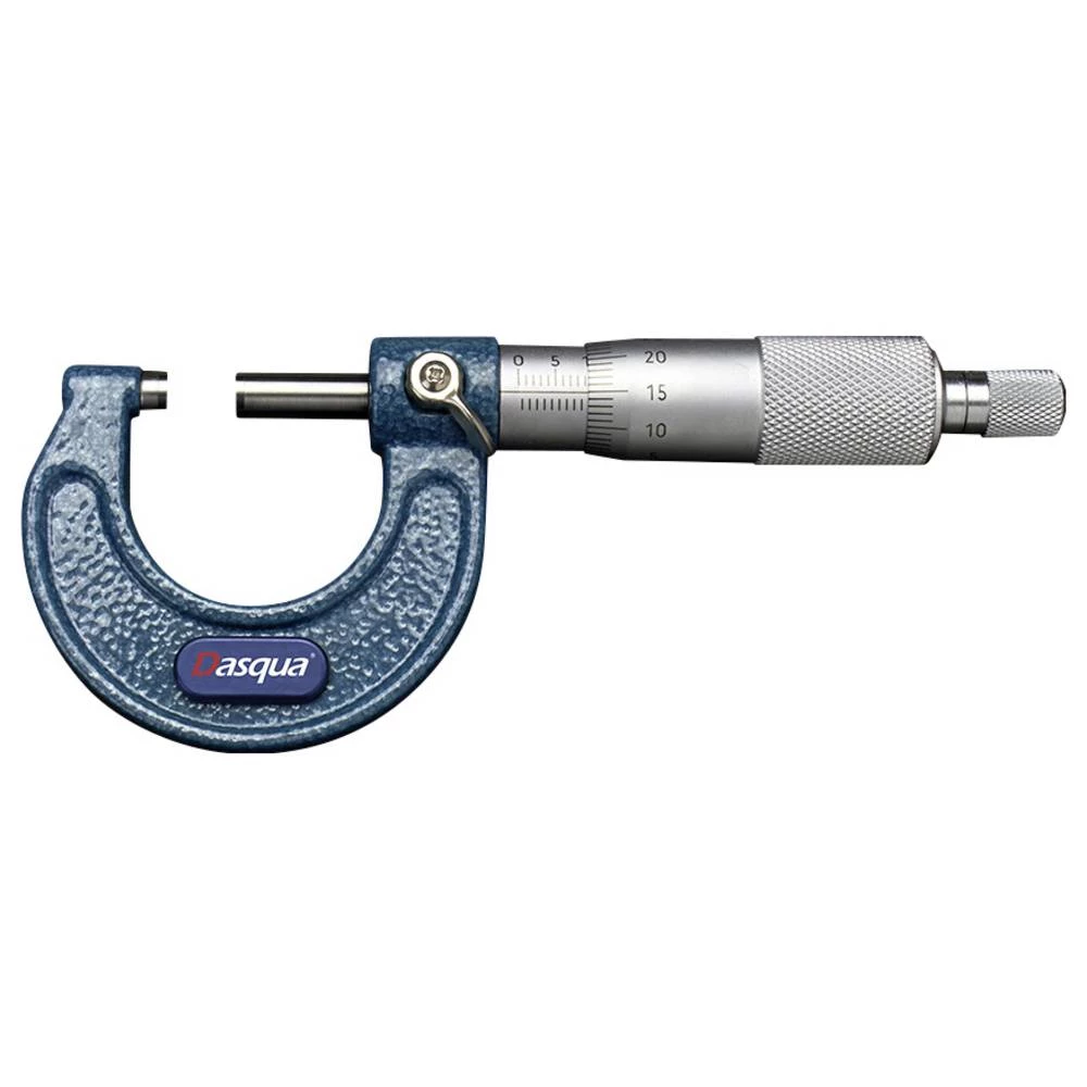 Dasqua 4111-8105 vanjski mikrometar 0 - 25 mm Očitavanje: 0.01 mm slika
