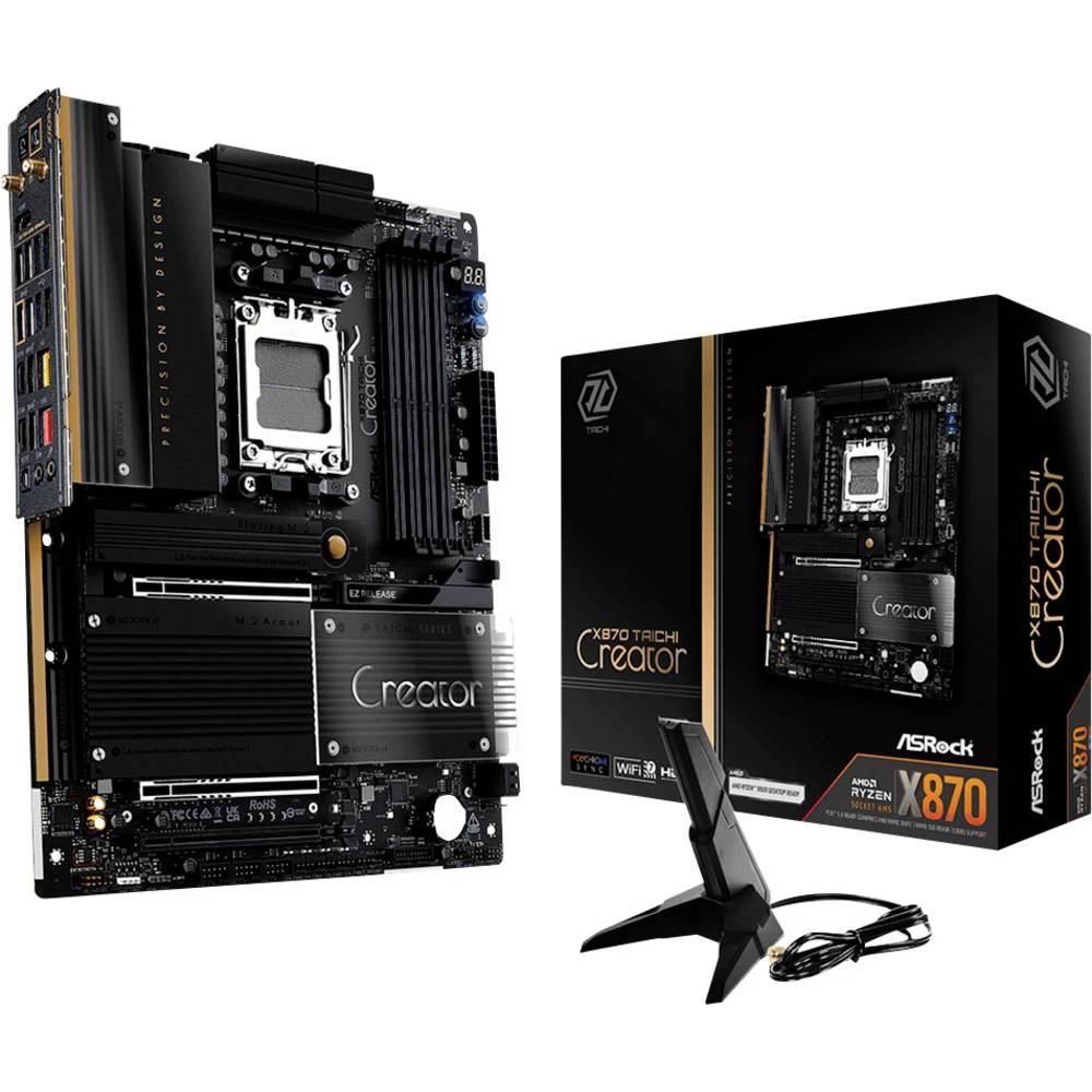 ASRock X870 Taichi Creator matična ploča Baza AMD AM5 Faktor oblika (detalji) ATX Set čipova matične ploče AMD® X87 slika