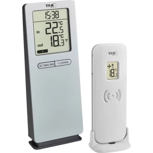 TFA Dostmann Funk-Thermometer LOGOneo bežični digitalni termometar  srebrna slika