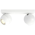 Philips Lighting Hue LED stropni reflektori 871951433906400 Hue White Amb. Buckram Spot 2 flg. weiß 2x350lm inkl. Dimms