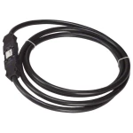 Hager GKWAD03025 spojni kabel mrežni adapter - mrežni konektor Ukupan broj polova: 2 + PE crna 2.50 m 1 St.
