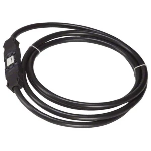Hager GKWAD03025 spojni kabel mrežni adapter - mrežni konektor Ukupan broj polova: 2 + PE crna 2.50 m 1 St. slika