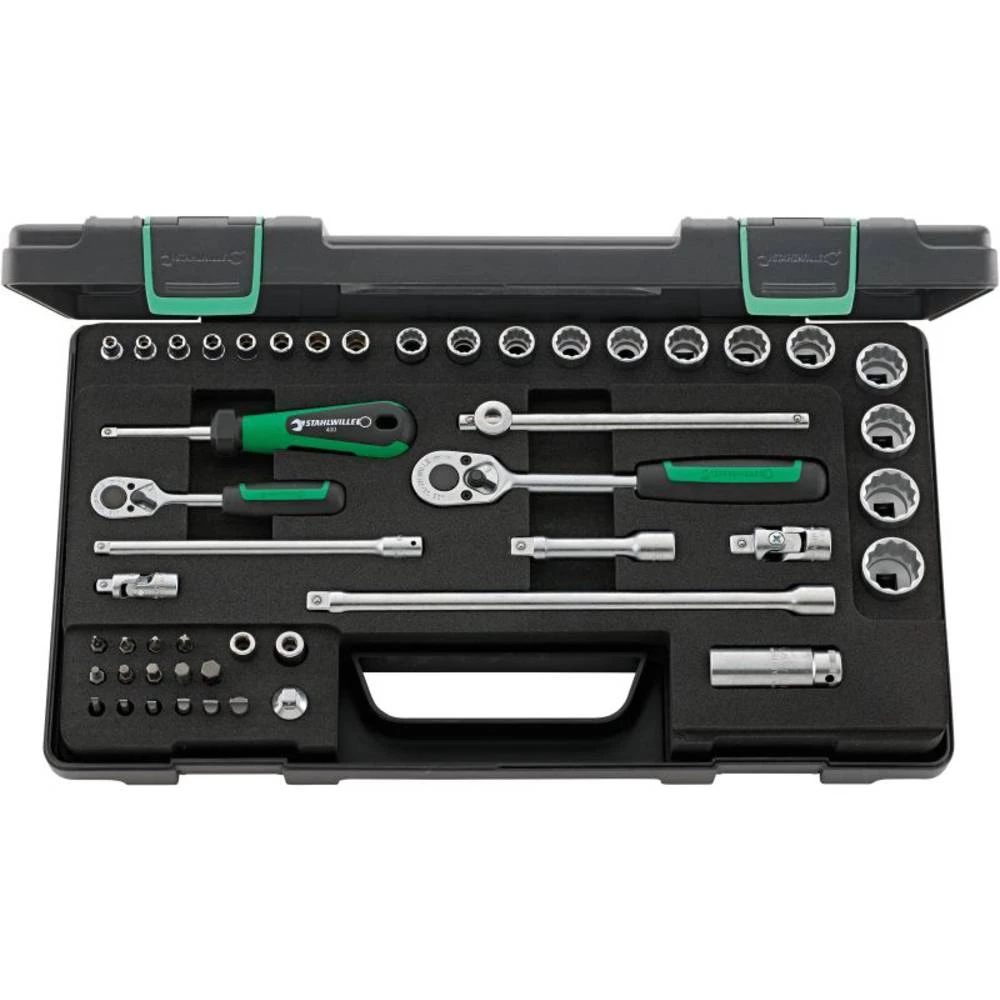 Stahlwille 40/45/36/12 KN komplet nasadnih ključeva 1/4" (6.3 mm), 3/4" 96012047 slika