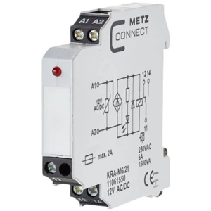 spojni modul 12, 12 V/AC, V/DC (max) 1 prebacivanje Metz Connect 11061550  1 St. slika