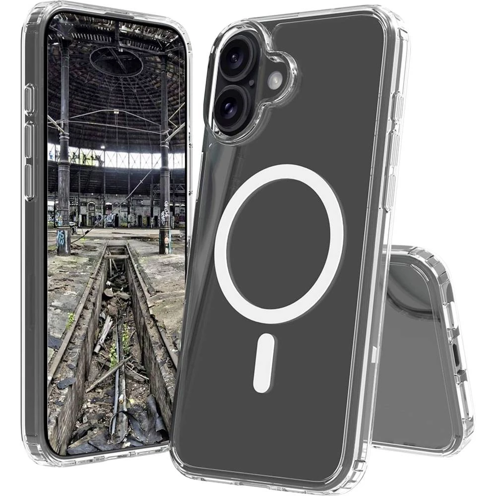 JT Berlin BackCase Pankow Clear stražnji poklopac za mobilni telefon Apple iPhone 16 Plus prozirna MagSafe kompatibilna slika