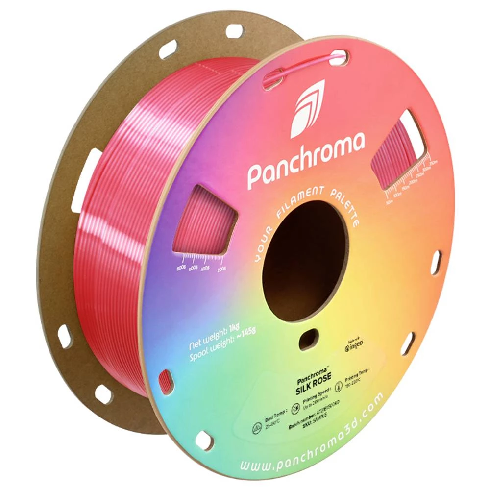 Polymaker CA03016 Panchroma™ Silk 3D pisač filament PLA, pomoćni materijal svilenkasti sjaj 1.75 mm 1000 g ruža 1 kom. slika