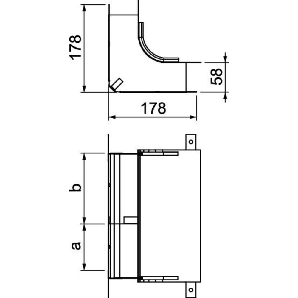 OBO Bettermann 7400643 luk (Š x V) 250.00 mm x 58.00 mm kom. slika