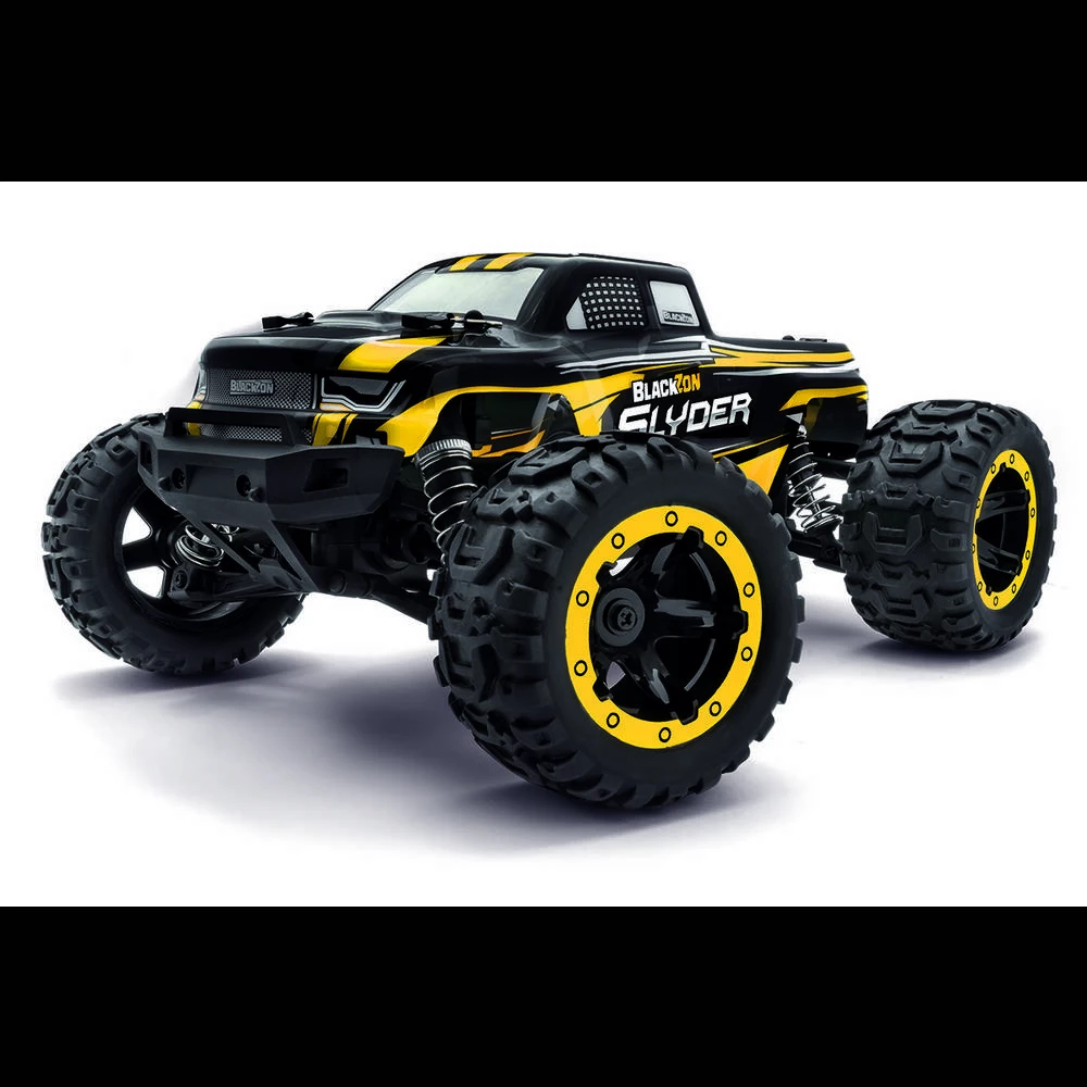 Blackzon žuta s četkama 1:16 RC model automobila monstertruck pogon na sva četiri kotača (4wd) 2,4 GHz uklj. baterija i slika