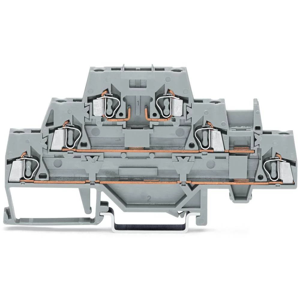 WAGO 280-889 trokatna prolazna stezaljka 5 mm opruga Dostupnost: l siva 50 St. slika
