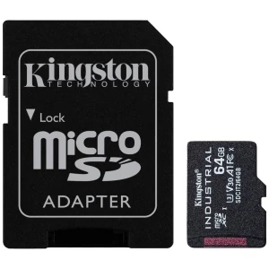 Kingston Industrial microsdxc kartica 64 GB Class 10 UHS-I uklj. sd-adapter slika