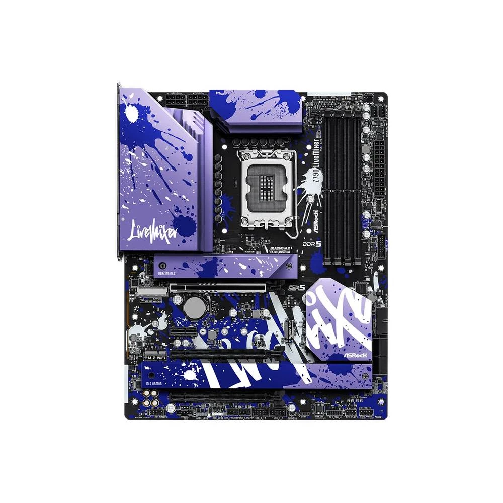 ASRock Z790 LiveMixer matična ploča Baza Intel® 1700 Faktor oblika (detalji) ATX Set čipova matične ploče Intel® Z790 slika