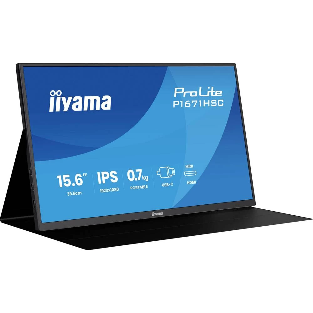 Iiyama ProLite P1671HSC-B1 LED zaslon Energetska učinkovitost 2021 D (A - G) 39.6 cm (15.6 palac) 1920 x 1080 piksel 16: slika