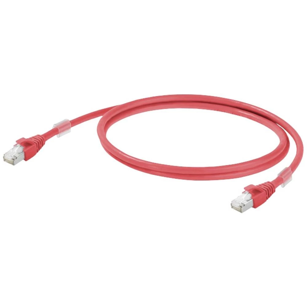 Weidmüller 1166030005 RJ45 mrežni kabel, Patch kabel CAT 6a S/FTP 0.50 m crvena kom. slika