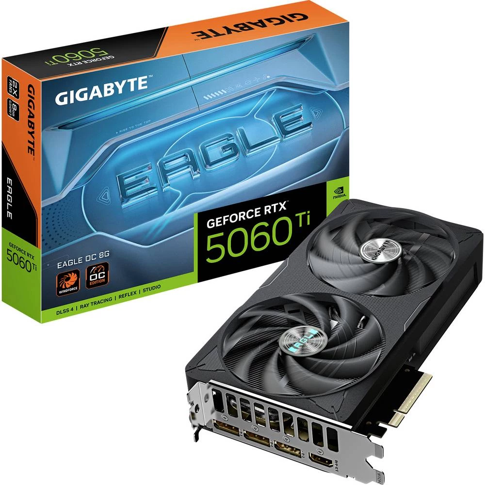 Gigabyte grafička kartica Nvidia GeForce RTX 5060 Ti GeForce RTX 5060 Ti 8 GB GDDR7 RAM slika
