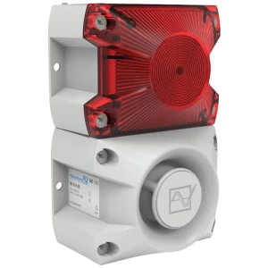 LED sirena PA L 1 crvena, 12-48DC, 76cd, 105dB, IP66, NEMA4/4x, RAL7035 Pfannenberg optičko-akustički generator signala LED PA L 1 24 V/DC slika
