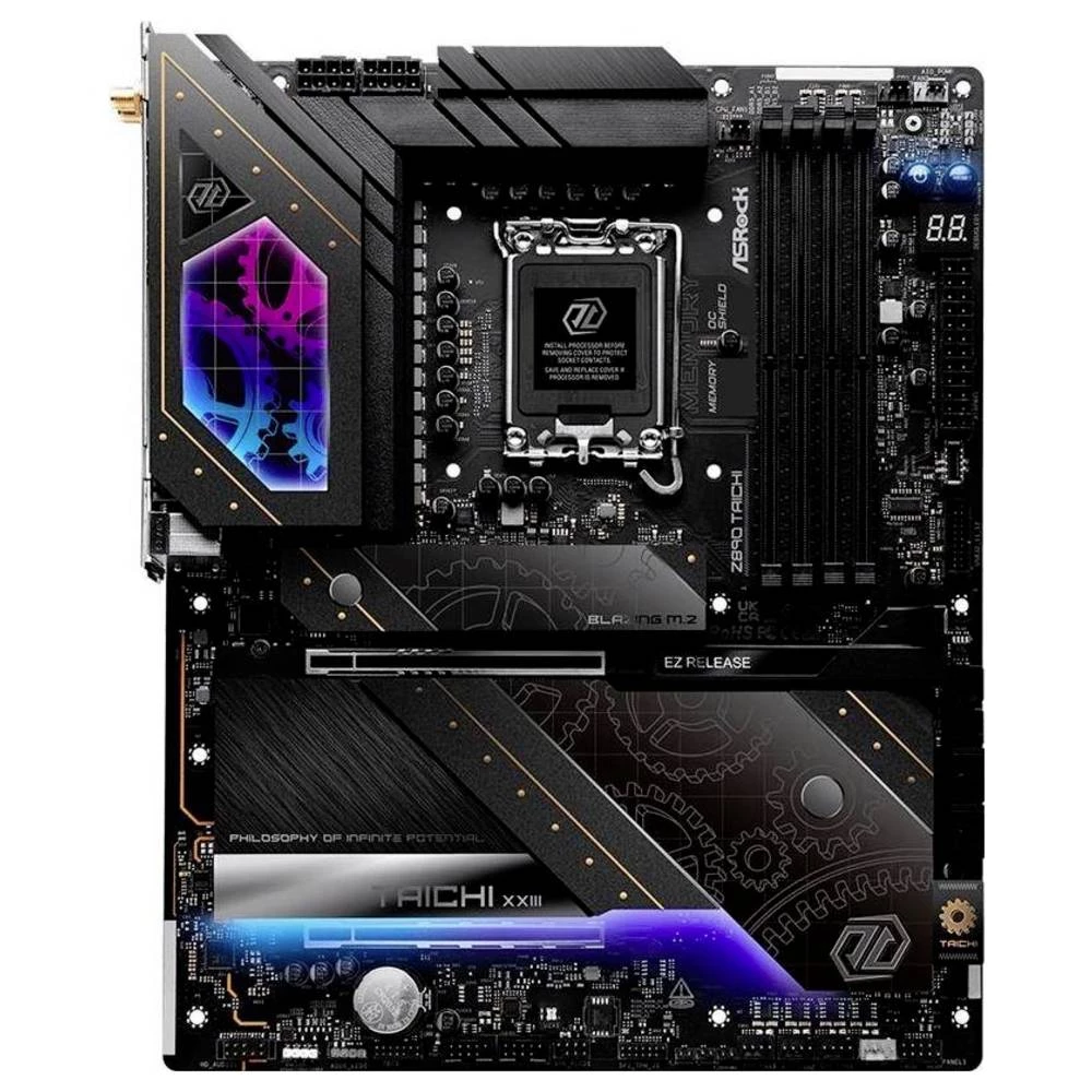 ASRock Z890 TAICHI matična ploča Baza #####Intel® 1851 Faktor oblika (detalji) ATX Set čipova matične ploče Intel® Z890 slika