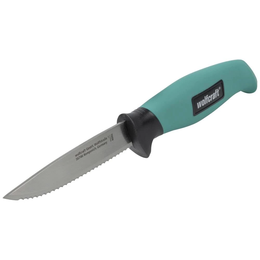 Vanjski nož s nazubljenom oštricom i tobolcem Wolfcraft  4086000 outdoor nož s futrorom slika