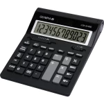 Stolni kalkulator Olympia LCD 612 SD Crna Zaslon (broj mjesta): 12 baterijski pogon (Š x V x d) 212 x 42 x 162 mm