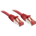 LINDY 47737 RJ45 mrežni kabel, Patch kabel cat 6 S/FTP 7.50 m crvena sa zaštitom za nosić 1 St. slika