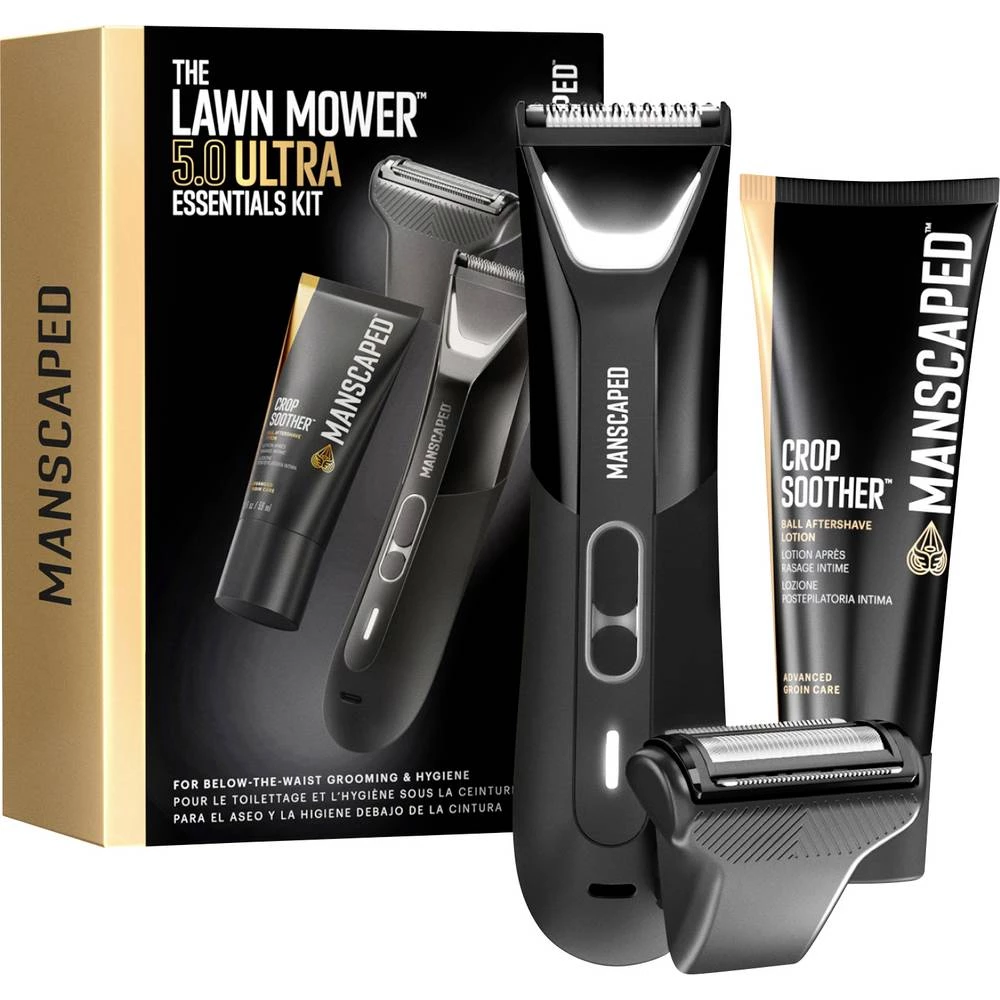 MANSCAPED The Lawn Mower 5.0 Ultra brijač , aparat za podrezivanje brade, aparat za šišanje crna slika