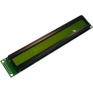 Display Elektronik LCD zaslon žuto-zelena (Š x V x d) 182 x 33.5 x 11.6 mm slika