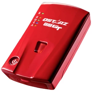 QStarz BL-818GT prijenosni Bluetooth 4.0 GPS prijemnik Qstarz BL-818GT gps prijemnik praćenje vozila crvena slika