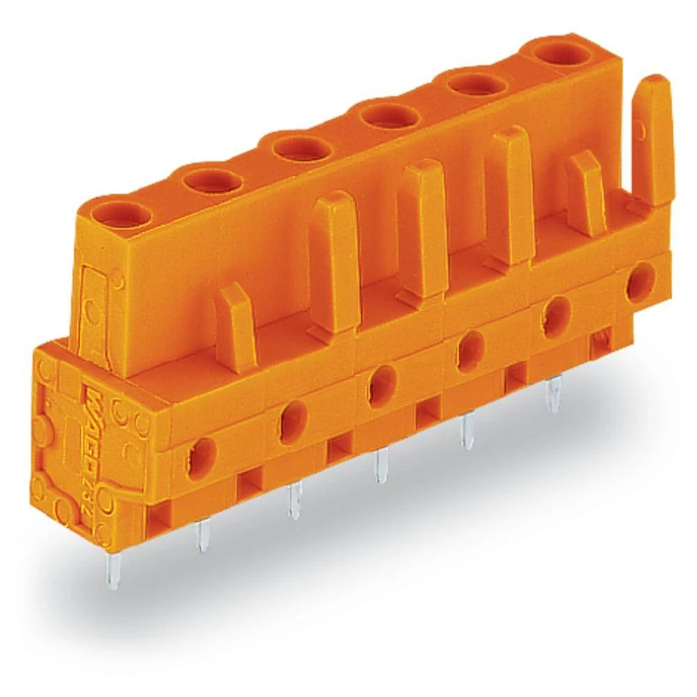 WAGO kućište utičnice za tiskanu pločicu 232 Ukupan broj polova 4 Raster: 7.62 mm 232-764 50 St. slika