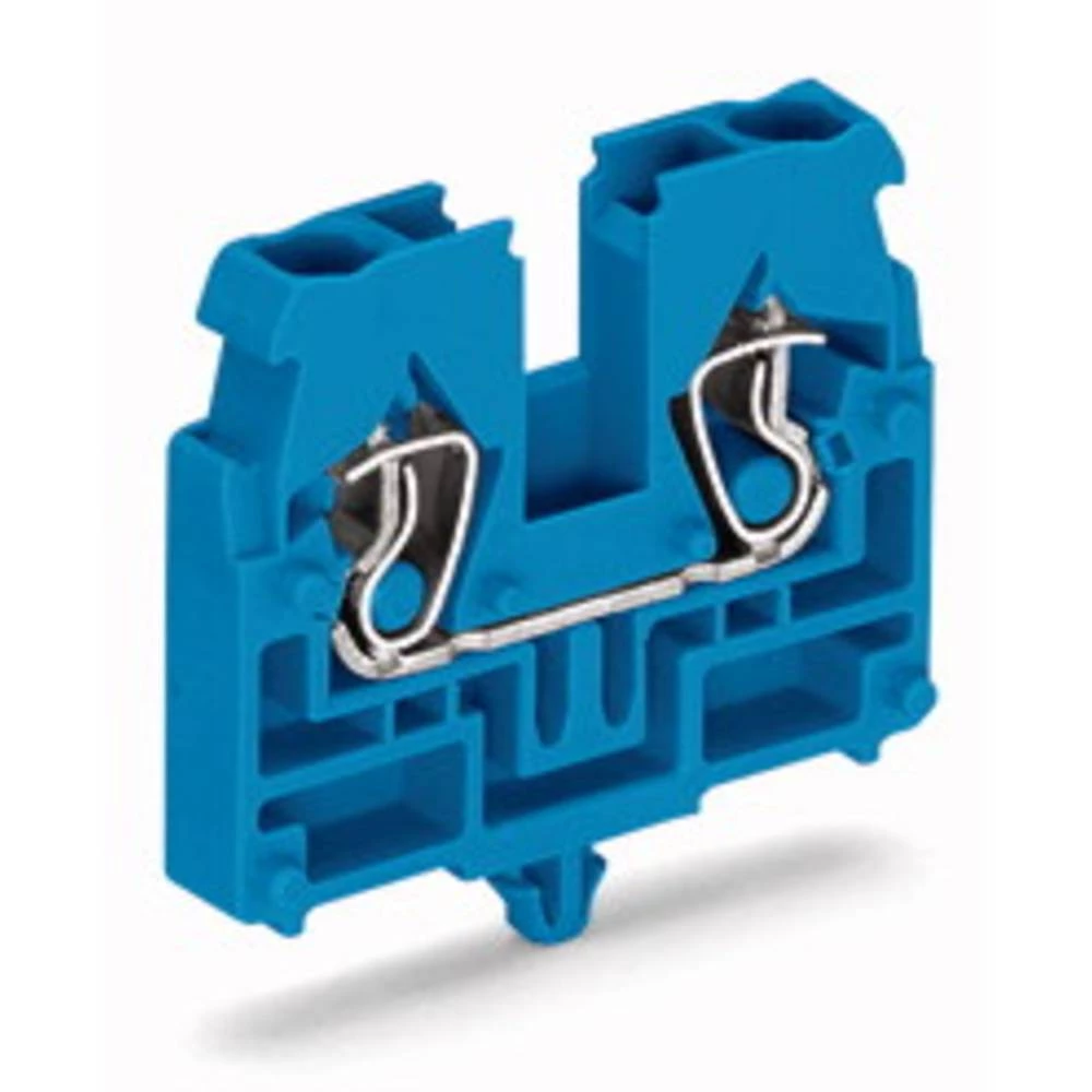 WAGO 869-314 prolazna stezaljka opružna stezaljka plava boja 100 St. slika