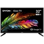 Dyon iGoo-TV 32H LED-TV 81.3 cm 32 palac Energetska učinkovitost 2021 E (A - G) ci+, dvb-c, dvb-s2, DVB-T2, hd ready, Smart TV, WLAN crna